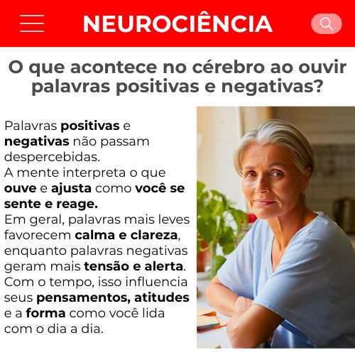 Notícia sobre saúde mental